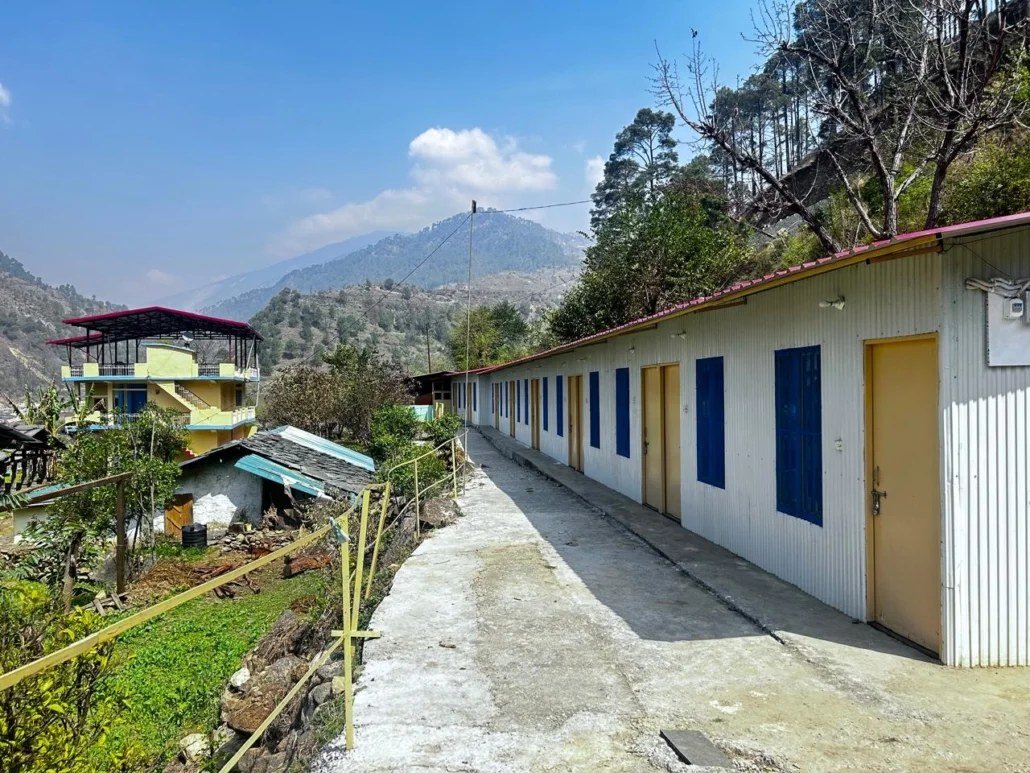 Wooden cottage accommodation